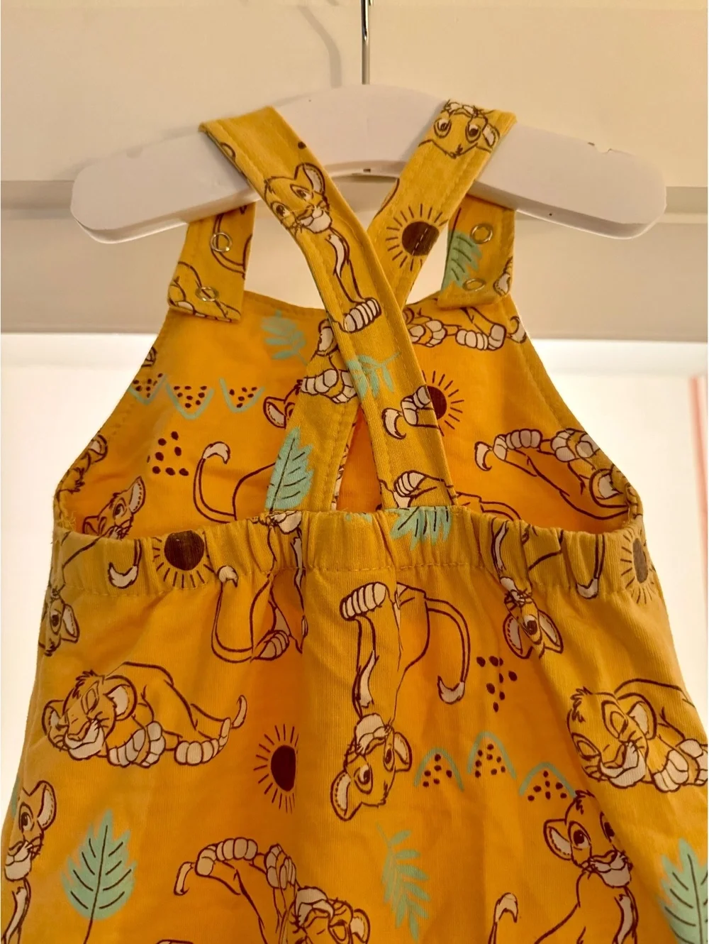 Disney Lion king Simba Romper Sz 6-9 Months EUC